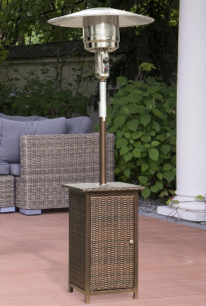 Rattan Outdoor Garden Gas Heater