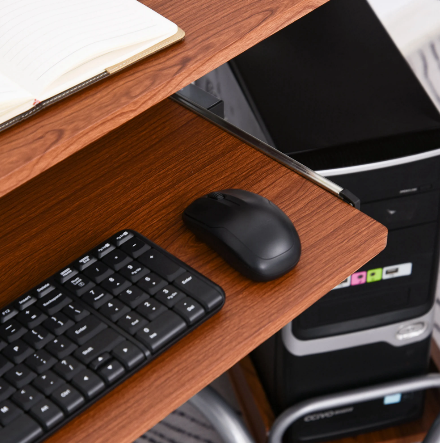 Corner Computer Desk With 50kg Load Capacity