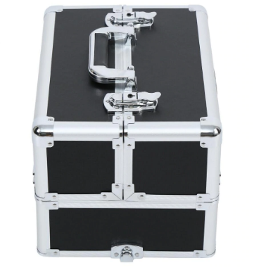 Aluminium Makeup Trolley Cosmetic Case with Detachable Mini-Cases – Portable Storage for Beauty Tools and Supplies
