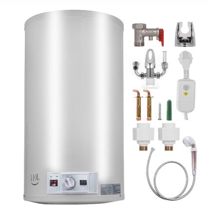 Wall Mount Electric Hot Water Heater Cylinder Tank Storage