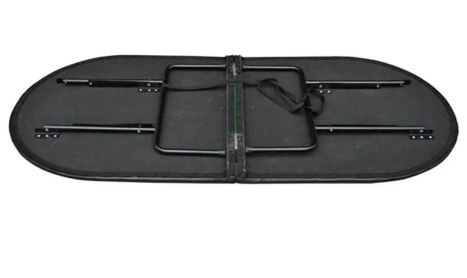 Foldable Poker Table with Built-In Drink Holders and Easy Storage Design