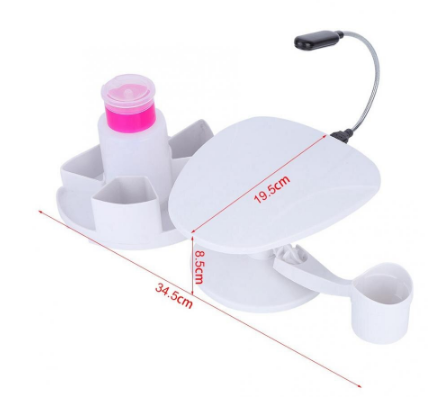 Durable Multifunctional Manicure/Pedicure Studio Nail Art Tool Holder – Organizer for Nail Tools and Supplies
