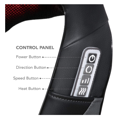 Electric Muscle Massager for Pain Relief – Portable Massager for Car, Office, and Home Use