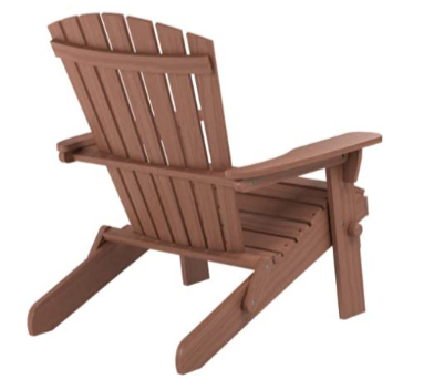 Foldable Hardwood Garden Chair, Outdoor Folding Chair with Armrests, Compact and Durable Patio Seating