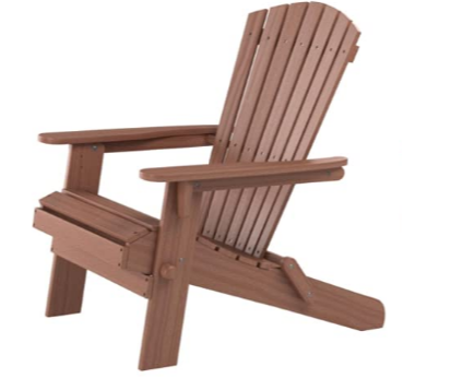 Foldable Hardwood Garden Chair, Outdoor Folding Chair with Armrests, Compact and Durable Patio Seating