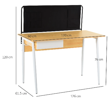 Home/Office Desk With Earphone Rack