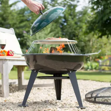 Outdoor BBQ Grill 3-in-1