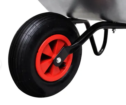 Gardening Tool Wheelbarrow with 120kg Capacity for Outdoor Yard and Lawn Work
