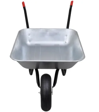 Gardening Tool Wheelbarrow with 120kg Capacity for Outdoor Yard and Lawn Work
