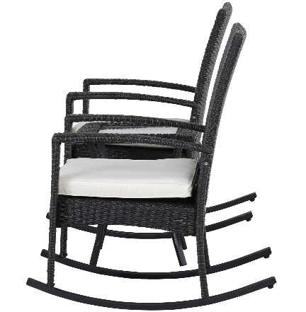 Garden Furniture Rocking Chair Set – Comfortable Outdoor Patio Chairs with Cushions and Durable Weather-Resistant Frame
