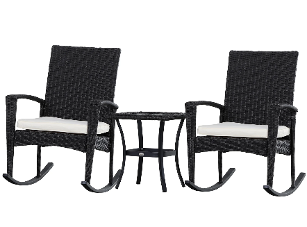 Garden Furniture Rocking Chair Set