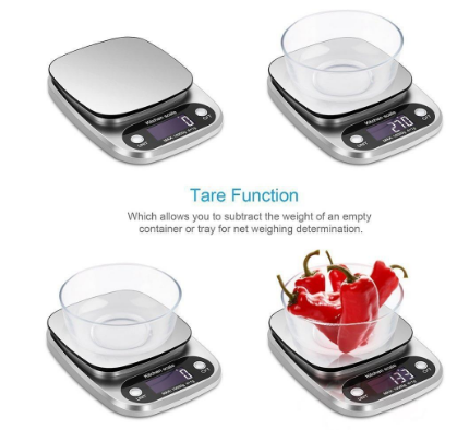 Electronic Digital Kitchen Scale with LCD Display – Precision Food Scale for Cooking, Baking, and Meal Prep