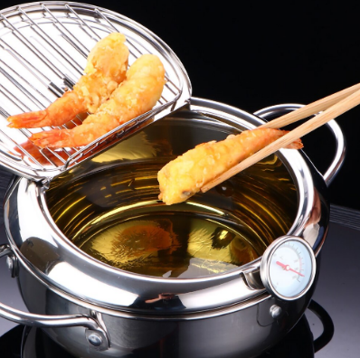 Stainless Steel Induction Cooker/Fryer With Adjustable Temperature
