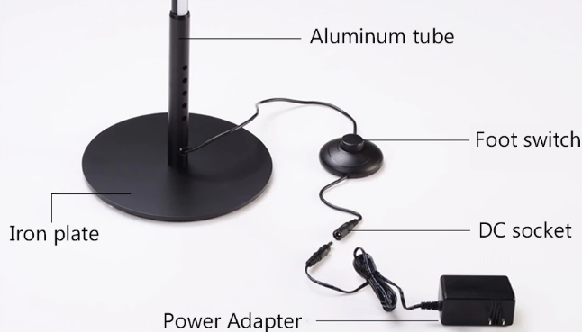 LED Standing Lamp AC Power Source