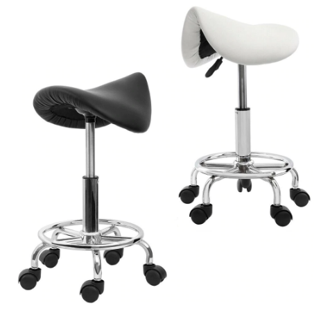 Hydraulic Saddle Salon Stool Massage Chair With Adjustable Height