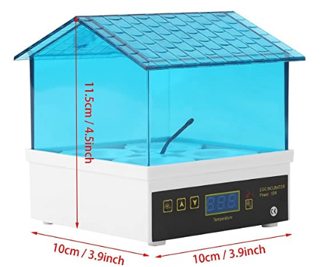 Mini Digital Egg Incubator/Hatcher Adjustable Temperature For Chicken Duck Bird Quail