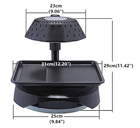 Indoor Electric Barbecue Grill BBQ Pan