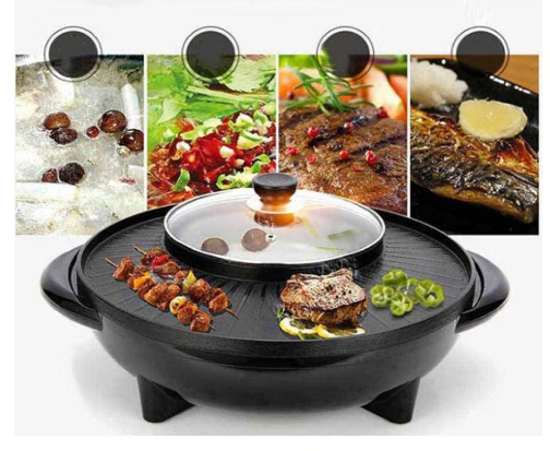 Multi-Function 2 in 1 Electric BBQ For Home use