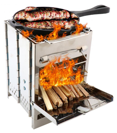Foldable Grill Stainless Steel BBQ Stove With Storage Bag