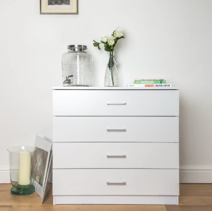 Sturdy ​Large Chest Of 4 Drawers With Ample Space