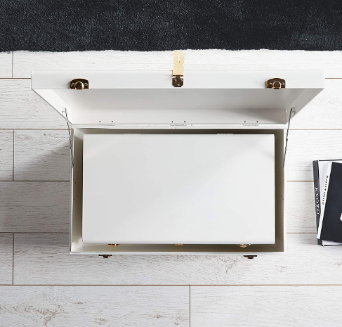 Set of 2 Large Stackable Storage Trunks