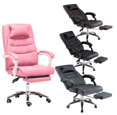 Executive Computer Chair for Home and Office – Adjustable Backrest with Footrest for Enhanced Comfort and Ergonomic Support