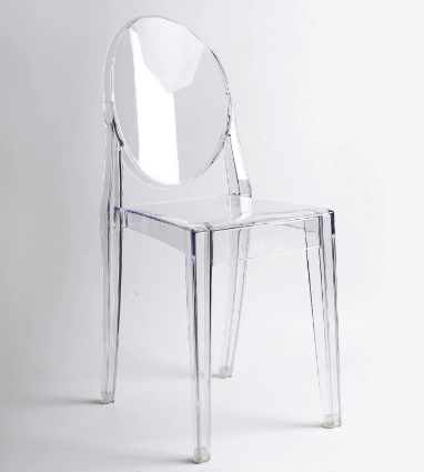 Clear Modern High-Quality PC Plastic Dining Chair with Sturdy Design for Home and Office