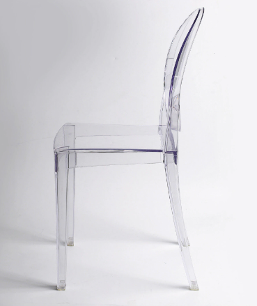Clear Modern High-Quality PC Plastic Dining Chair with Sturdy Design for Home and Office