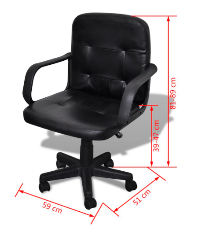 Synthetic Leather Ergonomic Computer Gaming Office Chair