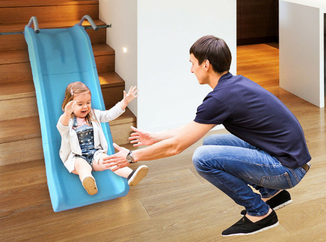 Kids Age 3 - 10 Indoor &amp; Outdoor  Garden Slide Climbing Stair Slide Playground