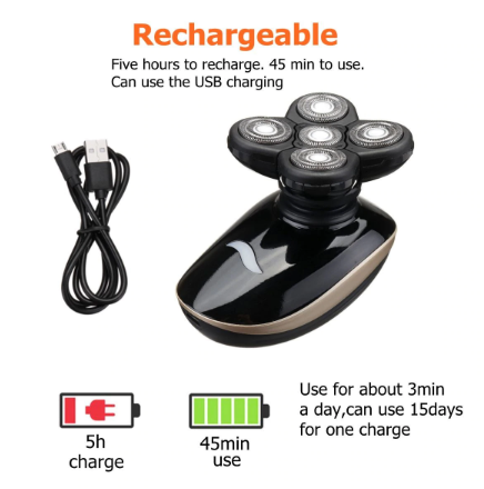 Rechargeable Waterproof Multipurpose Electric Shaver
