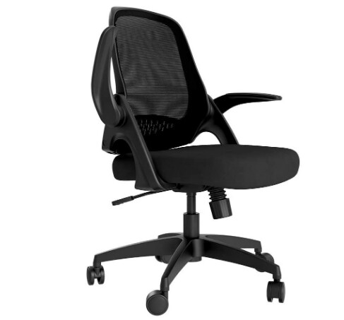 Adjustable Ergonomic Office Chair  With Flip-up Armrest Heavy duty base