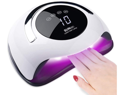 UV LED Nail Lamp 120W Nail Dryer Touchscreen and Large Display 4 Timing Control