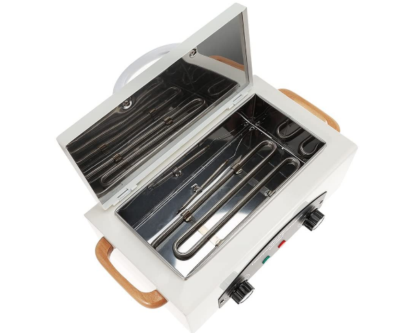 Salon Barber Equipment High Temperature Sterilizer Metal Tool Cleaner With Automatic Timer Control