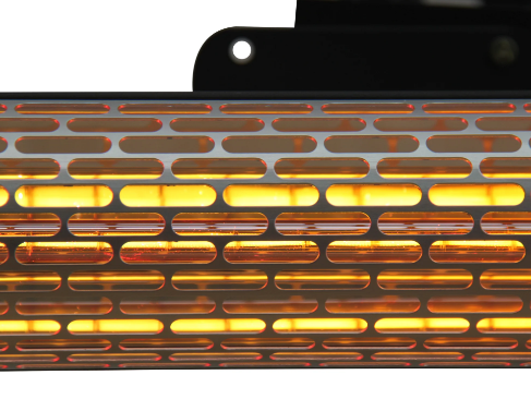 In/Outdoor Wall Mount Electric Halogen Heater for Efficient and Space-Saving Heating Solution