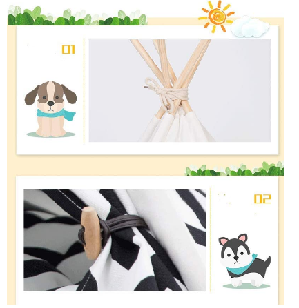 Thick Padded Cotton Mattress Tents Dog/Cat Bed Play House Suitable for Indoor and Outdoor Use