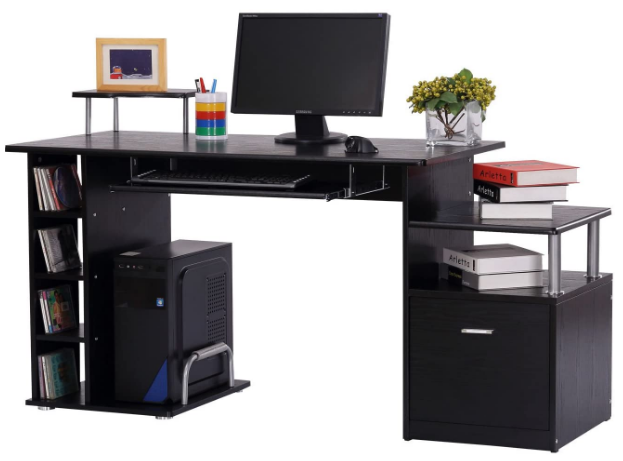 High-Quality MDF Computer Desk Office Table for Home and Workspace Setup