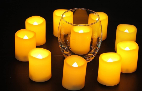 Flameless Flickering LED Candles Battery Operated with Remote Control – Perfect Christmas Decorations and Holiday Ambiance