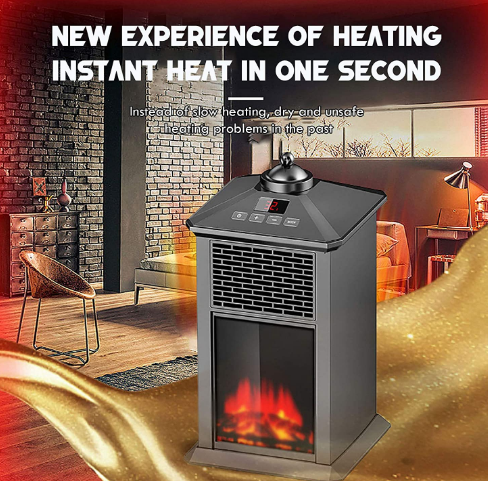 Winter Warm Patio Heaters Safe Electric Heater with Overheat Protection