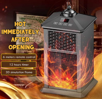 Winter Warm Patio Heaters Safe Electric Heater with Overheat Protection