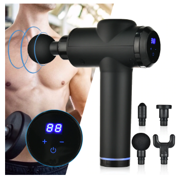 LCD Display Electric Massage Gun Powerful and Mute Motor