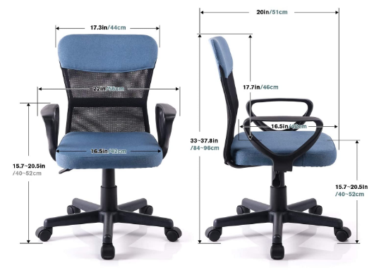 Home Office Executive Computer Chair with Adjustable Height for Ergonomic Comfort and Productivity