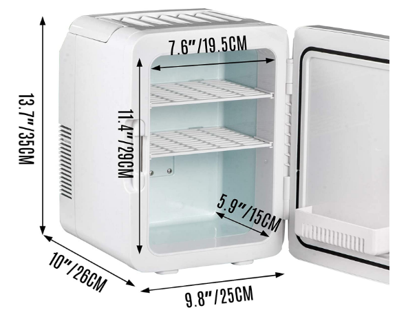 10L Mini Fridge for Car and Home – Portable Cooler and Warmer