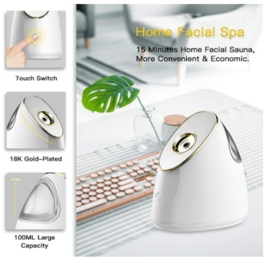 Home Sauna SPA Facial Steamer and Face Sprayer for Hydration and Skin Care Therapy