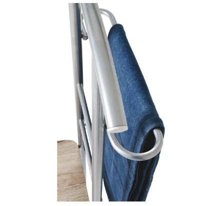 Classic Rack Valet Stand, Aluminium Steel Clothes Hanger Stand for Bedroom, Entryway