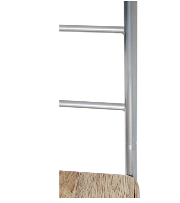 Classic Rack Valet Stand, Aluminium Steel Clothes Hanger Stand for Bedroom, Entryway