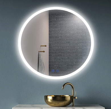 Dimmable Round LED Bathroom Mirror