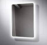 LED Illuminated Bathroom Mirror Light Sensor Switch Heated Demister Pad