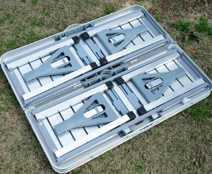 Stylish Portable Aluminum Picnic Table Chair Set