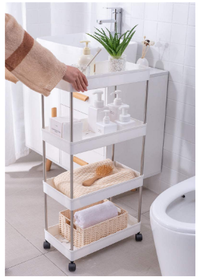 Multipurpose Rolling Cart 3 Tier Kitchen Trolley